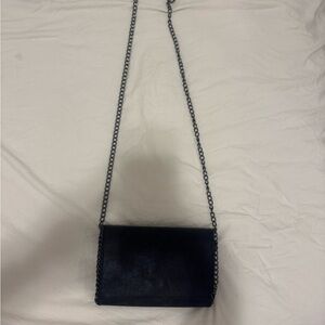 Chelsea28 Black Crossbody Bag with Chain Strap